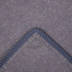 HOMLA Serwetka Melange Granatowa Z Lamowka Kuleczkowa 45X45 Cm