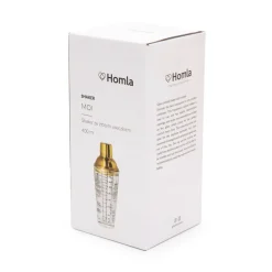 HOMLA Shaker Alcole Ze Zlotym Wieczkiem 0,4 L