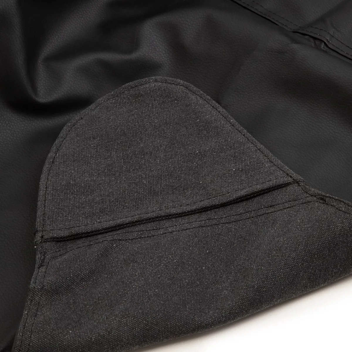 HOMLA Siedzisko Butterfly Wymienne Do Fotela - Czarna Eco Skora 76X97 Cm