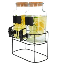 HOMLA Sloik Allos Z Kranikiem Podwojny 2 X 2 L