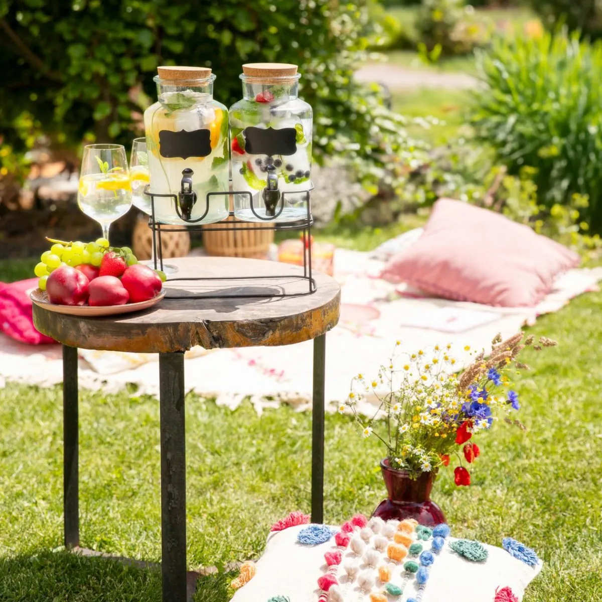 HOMLA Sloik Allos Z Kranikiem Podwojny 2 X 2 L