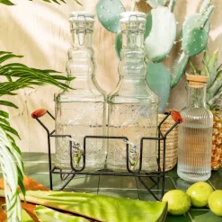 HOMLA Sloik Lomi Z Kranikiem Podwojny Prostokatny 2X2,3L