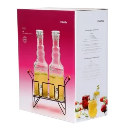 HOMLA Sloik Lomi Z Kranikiem Podwojny Prostokatny 2X2,3L