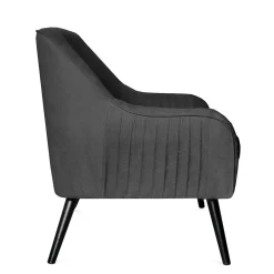 HOMLA Sofa Ella W Tkaninie Ciemnoszara 122X70X84 Cm