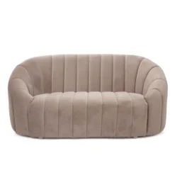 HOMLA Sofa Nottuna Sofa 2-Osobowa Welurowa 127X82X81.5 Cm