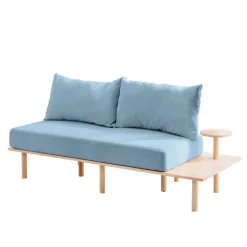 HOMLA Sofa Seri Modulowa Niebieska 60X74X86 Cm