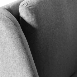 HOMLA Sofa Sophie W Tkaninie Jasnoszara 130X75X93 Cm