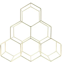 HOMLA Stojak Duncan Na Wino Metalowy 33X16X31 Cm