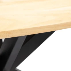 HOMLA Stol Glima Lite Drewno Akacji + Metal 160X80X76 Cm