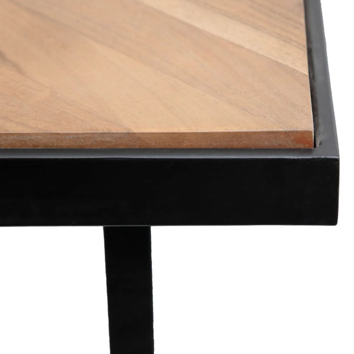 HOMLA Stol Nattmal Lite Drewno Akacji + Metal 160X80X76 Cm