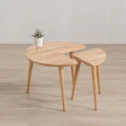 HOMLA Stolik Kawowy Harmoni Naturalny 59X59X42 Cm