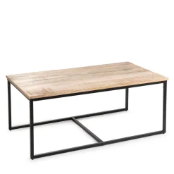 HOMLA Stolik Kawowy Maya Lite Drewno Mango + Metal 110X60X45Cm