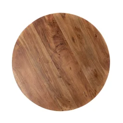 HOMLA Stolik Kawowy Ren Lite Drewno Akacji + Metal 60X60X40 Cm