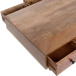 HOMLA Stolik Kawowy Tayo Lite Drewno Mango 117X65X35 Cm