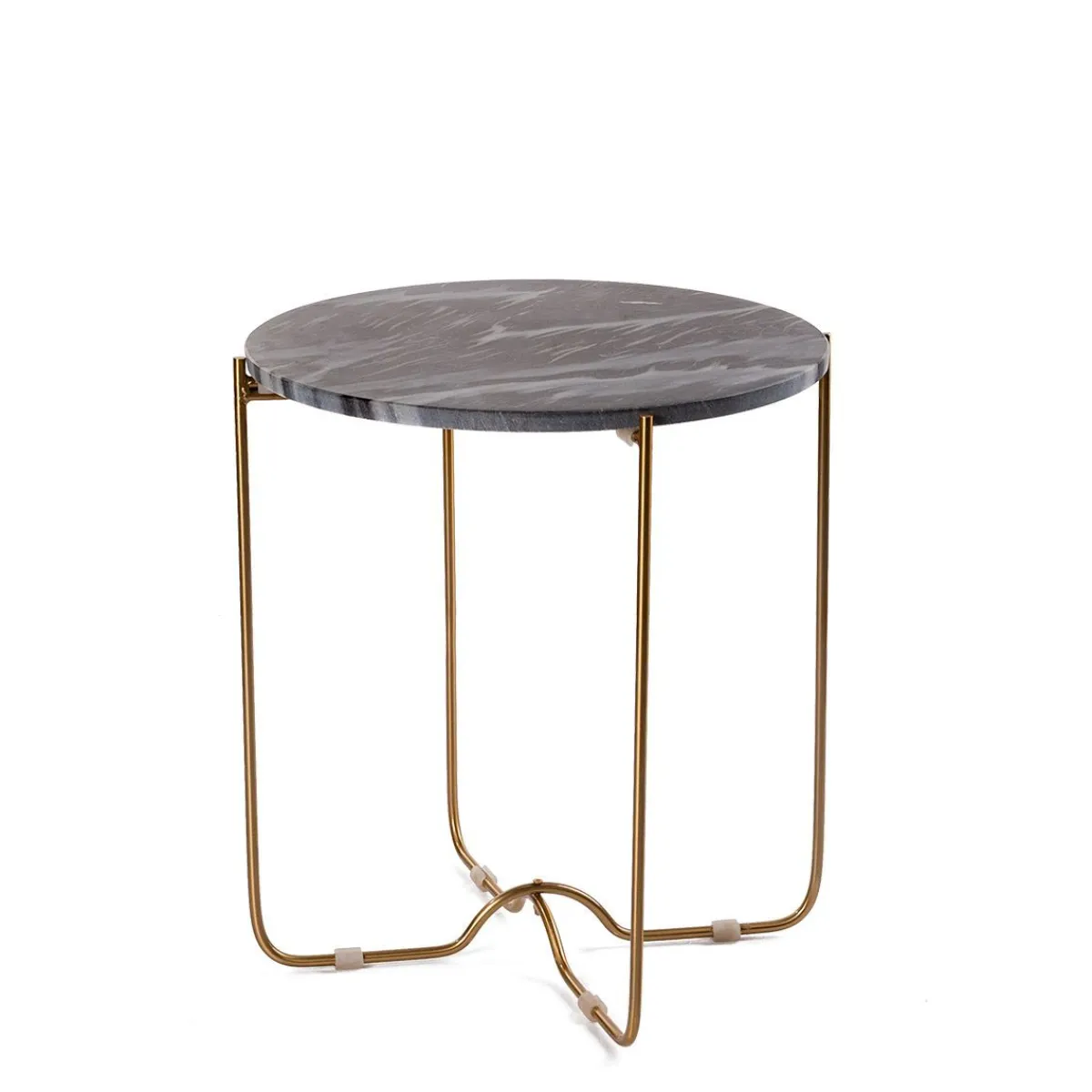 HOMLA Stolik Marble Z Naturalnego Marmuru 42X42X45 Cm