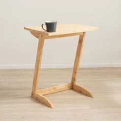 HOMLA Stolik Pomocniczy Raffles Naturalny 50X40X61 Cm