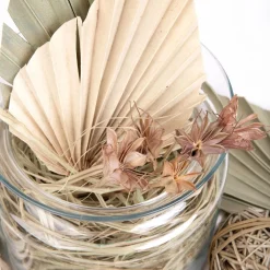 HOMLA Susz Dekoracyjny Roque Z Liscmi Palmy 14X24 Cm