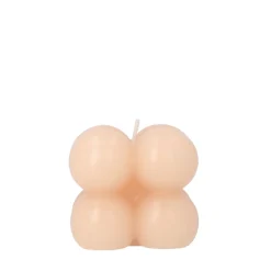 HOMLA Swieca Bubble Jasnorozowa 6X6X6 Cm