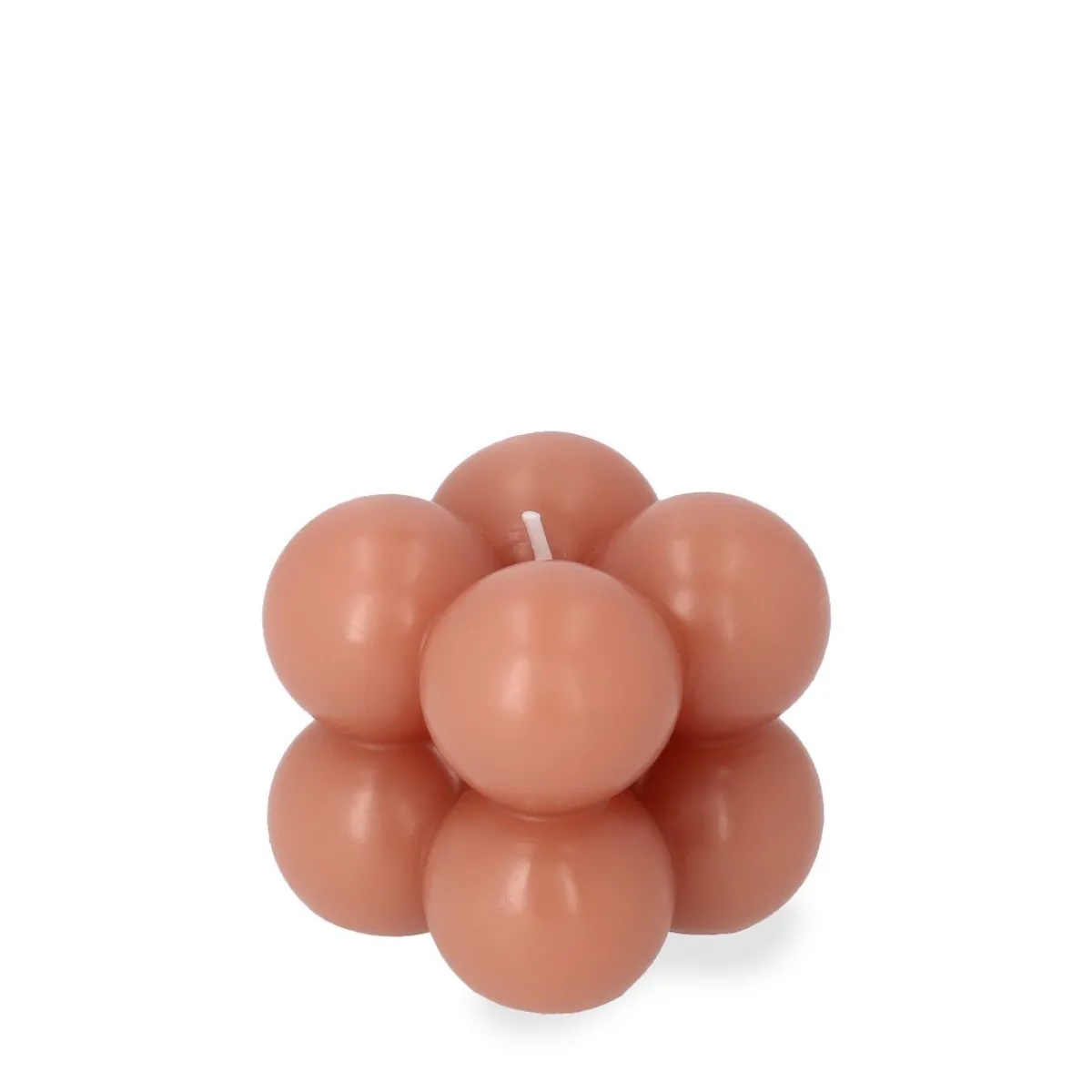 HOMLA Swieca Bubble Rozowa 6X6X6 Cm