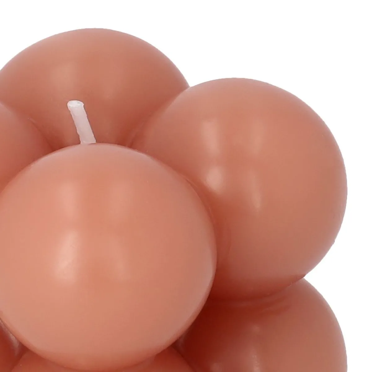 HOMLA Swieca Bubble Rozowa 6X6X6 Cm