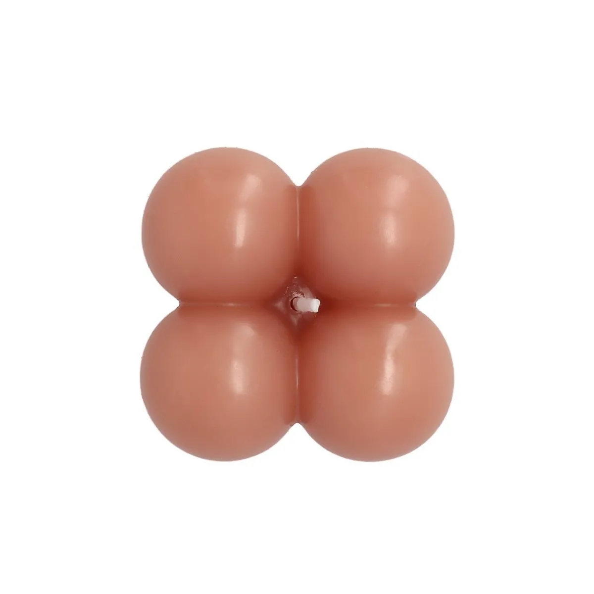 HOMLA Swieca Bubble Rozowa 6X6X6 Cm