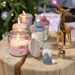 HOMLA Swieca Joa Zapachowa Rozowa 10 Cm