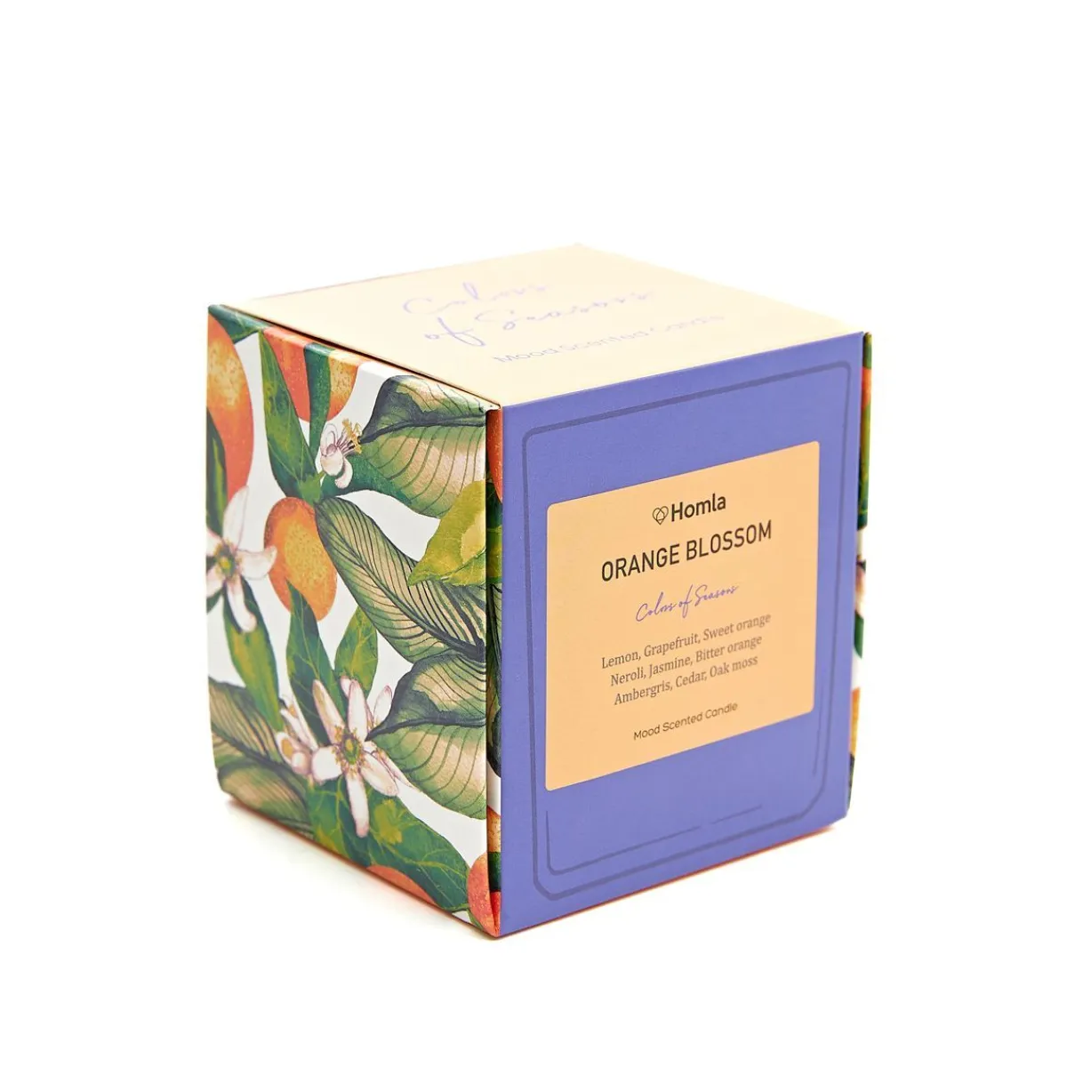 HOMLA Swieca Zapachowa Colors Of Seasons Orange Blossom 150 G