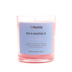 HOMLA Swieca Zapachowa Colors Of Seasons Iris&Magnolia 150 G