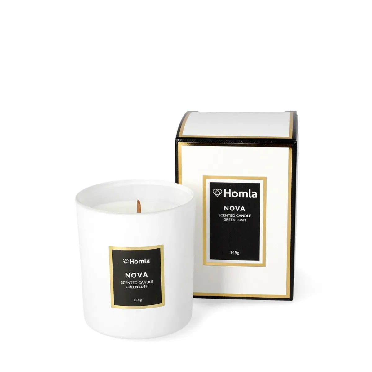HOMLA Swieca Zapachowa Nova Green Lush 8X10 Cm