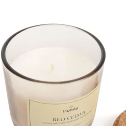 HOMLA Swieca Zapachowa Verde Red Cedar 240 G