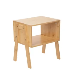 HOMLA Szafka Nocna Slumber Bambusowy Naturalny 42X29X42 Cm