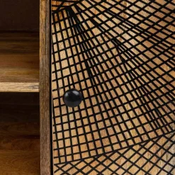 HOMLA Szafka Rtv Raffla Lite Drewno Mango 130X40X55