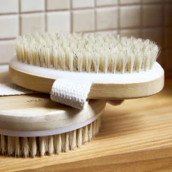 HOMLA Szczotka Serenity Z Naturalnym Wlosiem Do Masazu Na Sucho I Mokro 10X10X4 Cm