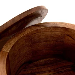 HOMLA Szkatulka Na Bizuterie Acacia Z Drewna Akacjowego 13X13X9 Cm