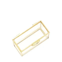 HOMLA Szkatulka Na Bizuterie Grazia Mini Zlota 9X4X5Cm
