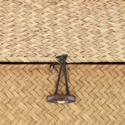 HOMLA Szkatulka Na Bizuterie Talulah Pleciona Naturalna 25X20X9 Cm