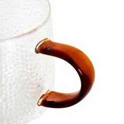 HOMLA Szklanka Amber Mlotkowane Szkło 0,35 L