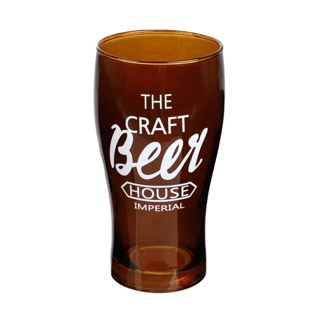 HOMLA Szklanka Claubee Do Piwa, Bursztynowa 0,5 L