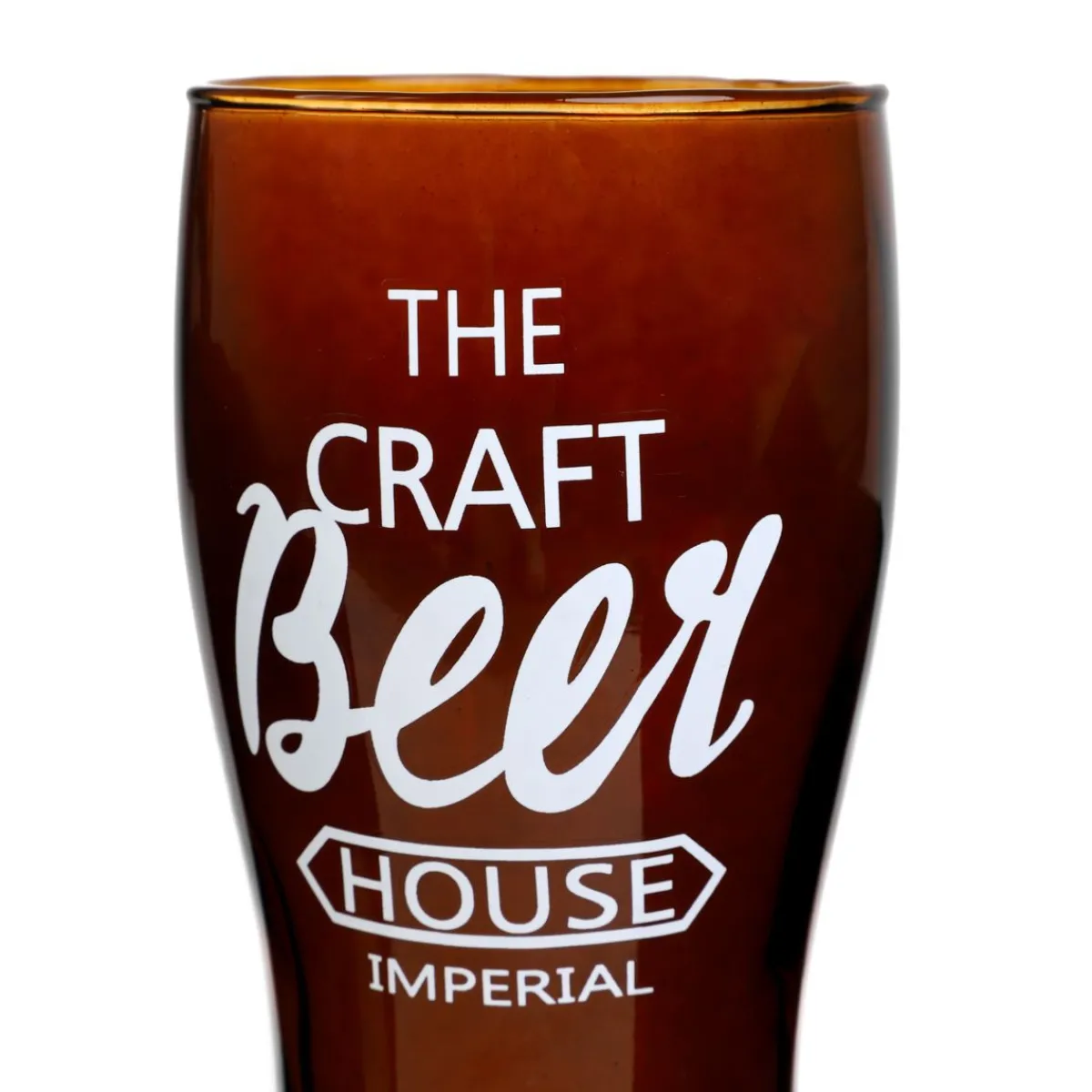 HOMLA Szklanka Claubee Do Piwa, Bursztynowa 0,5 L