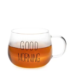 HOMLA Szklanka Good Morning Z Uchem 0,4 L