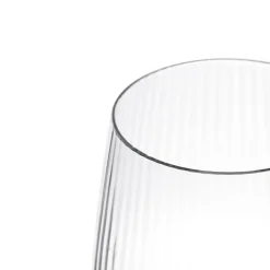HOMLA Szklanka Lynn Ryflowana Transparentna 0,55 L