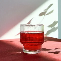 HOMLA Szklanka Lynn Transparentna Niska 0,35 L