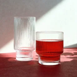 HOMLA Szklanka Lynn Transparentna Niska 0,35 L