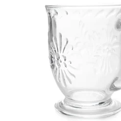 HOMLA Szklanka Roser Wzorzysta Z Uchem, 2 Szt. 0,45 L