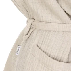 HOMLA Szlafrok Elin Muslinowy Bezowy S/M