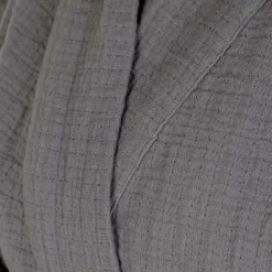 HOMLA Szlafrok Elin Muslinowy Grafitowy S/M