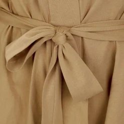 HOMLA Szlafrok Pelly Bawelniany Musztardowy One Size