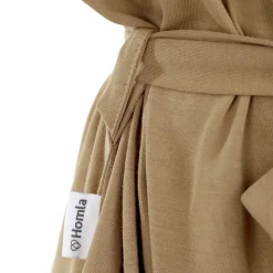 HOMLA Szlafrok Pelly Bawelniany Musztardowy One Size