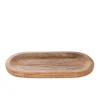 HOMLA Taca Dekoracyjna Acacia Z Drewna Akacjowego 25X12X2 Cm