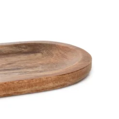 HOMLA Taca Dekoracyjna Acacia Z Drewna Akacjowego 25X12X2 Cm